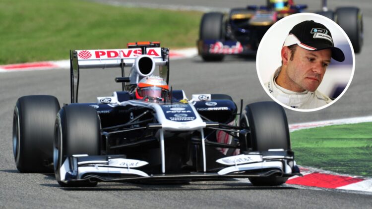 Rubens Barrichello while driving for Williams during the 2011 F1 season