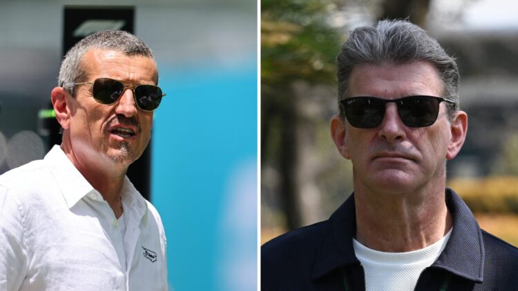 Guenther Steiner (left) at the Miami Grand Prix, Greame Lowdon (right) at the Australian Grand Prix