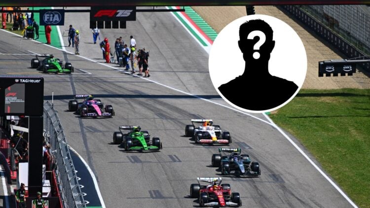 An image of Lewis Hamilton, Kimi Antonelli, Liam Lawson, Gabriel Bortoleto, Franco Colapinto and Nico Hulkenberg approaching the grid