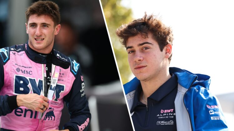 Franco Colapinto and Jack Doohan during the 2025 F1 season
