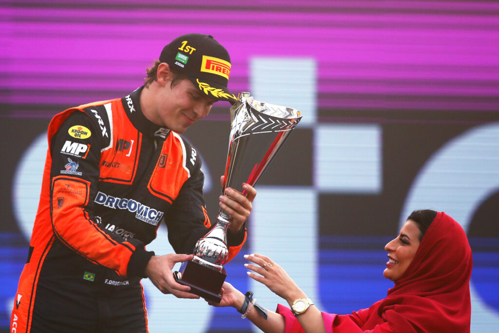 Felipe Drugovich wins Saudi Arabia F2 round.