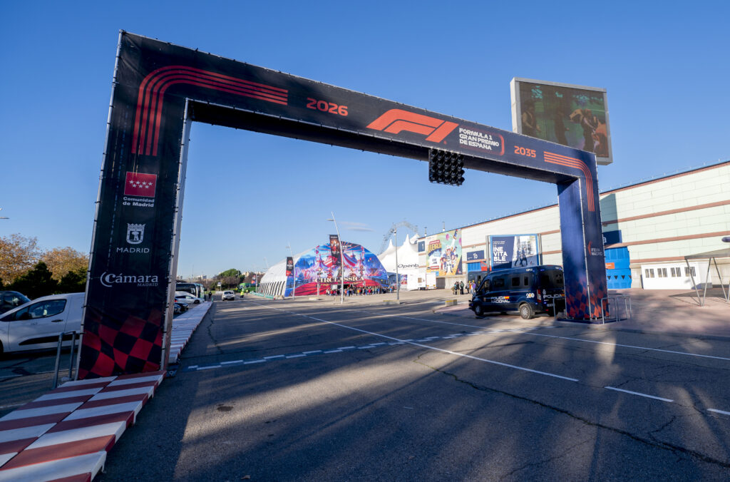 The start of the 2026 Formula 1 Madrid Grand Prix