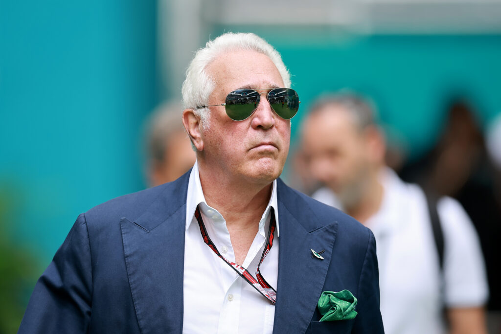 Aston Martin chairman Lawrence Stroll at the Miami Grand Prix