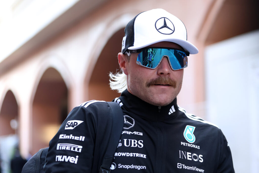 Valtteri Bottas of Mercedes at the 2025 Monaco Grand Prix