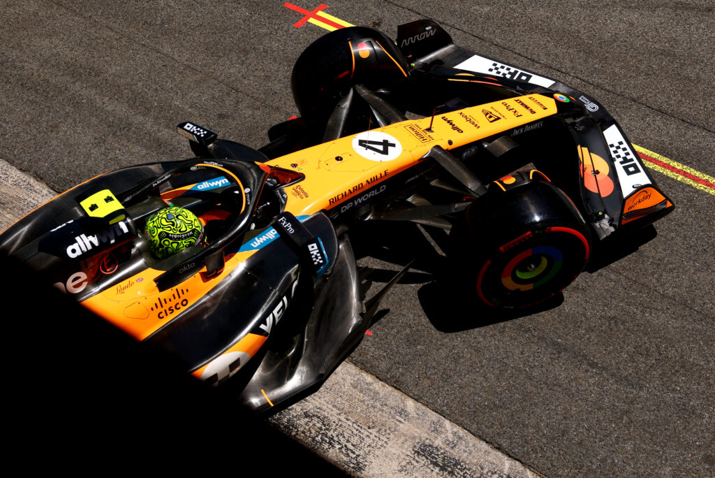 Lando Norris during the Spanish Grand Prix.
