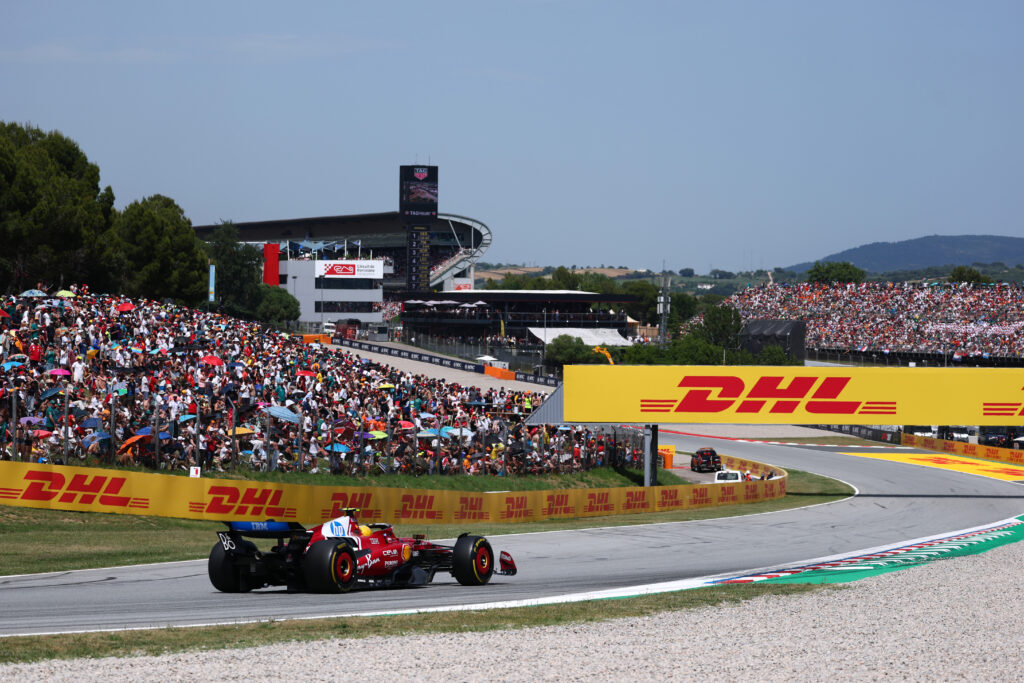 Ferrari driver Lewis Hamilton on track during the 2025 F1 Spanish Grand Prix