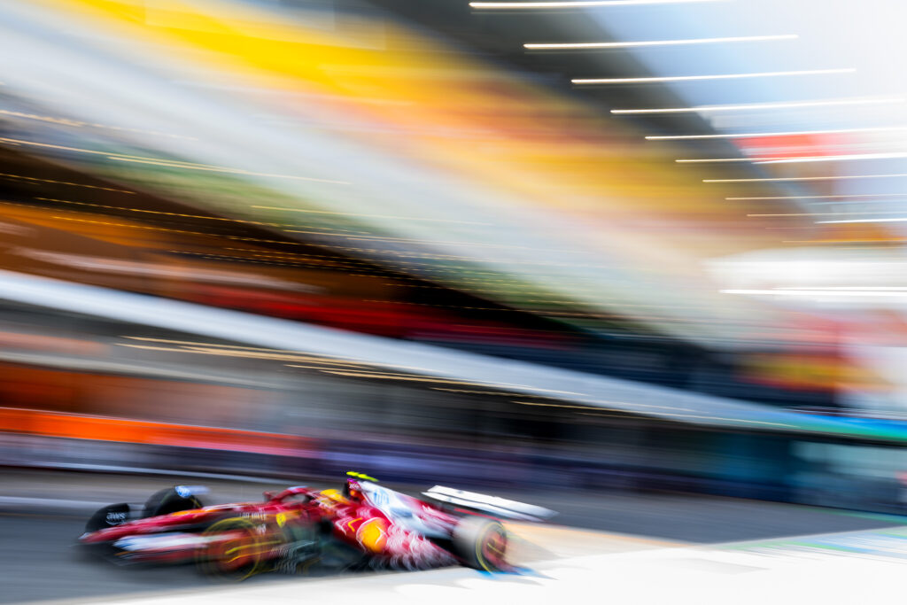 Ferrari driver Lewis Hamilton pits during the 2025 F1 Spanish Grand Prix