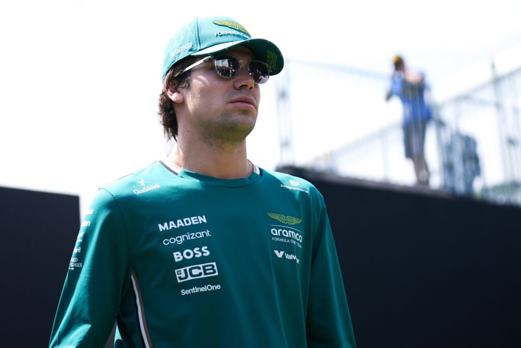 Aston Martin driver Lance Stroll at the 2025 Canadian Grand Prix