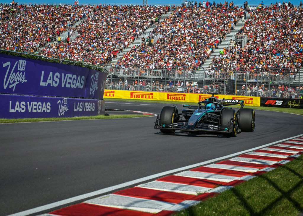 George Russell sets pole for the 2025 Canadian Grand Prix.