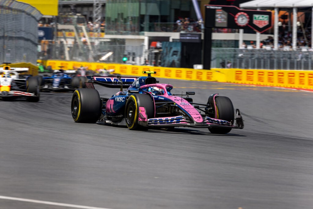 Alpine driver Franco Colapinto at the 2025 Canadian Grand Prix