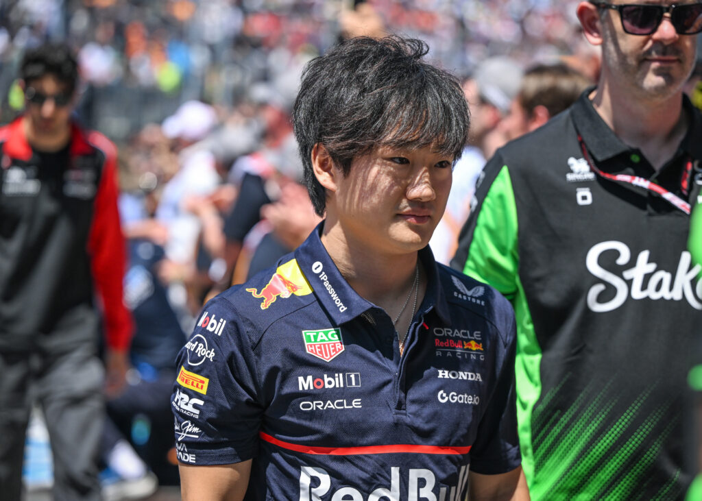 Red Bull Racing driver Yuki Tsunoda on the grid at the Canadian Grand Prix
