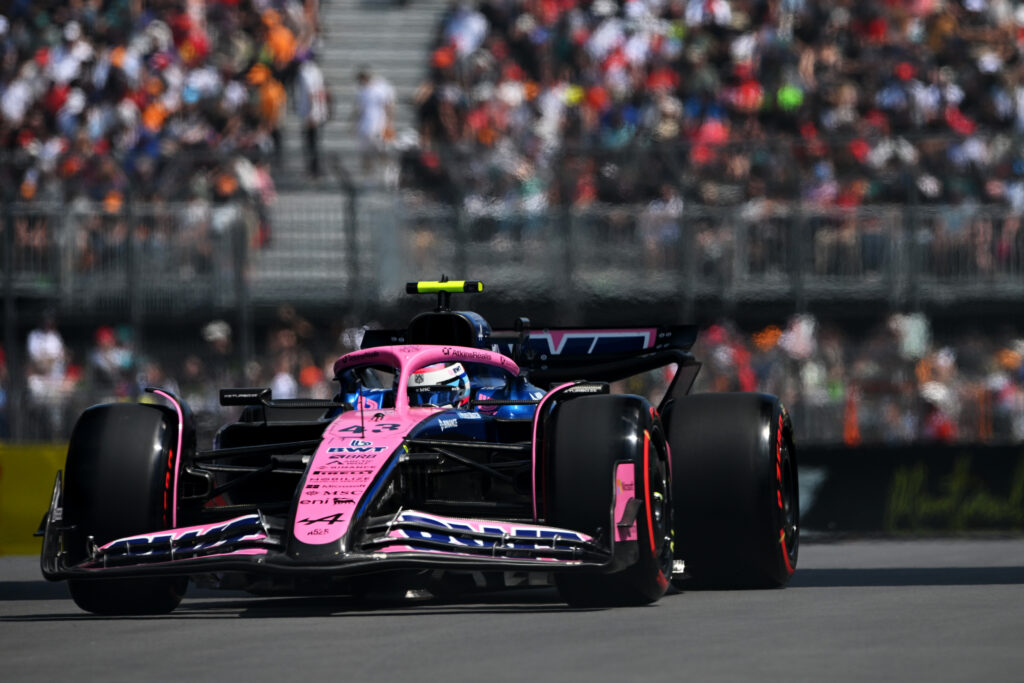 Alpine driver Franco Colapinto at the 2025 Canadian Grand Prix