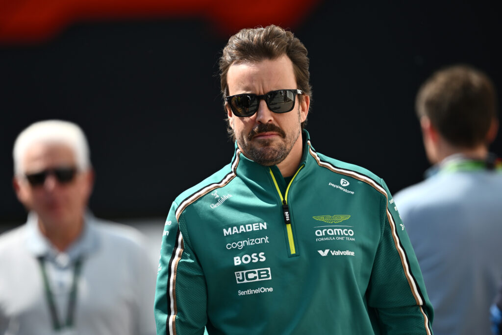 Aston Martin driver Fernando Alonso at the 2025 Canadian Grand Prix