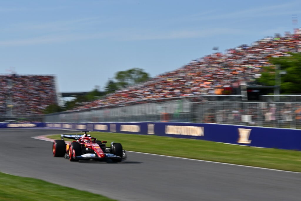 Charles Leclerc during qualifying at the 2025 Canadian Grand Prix