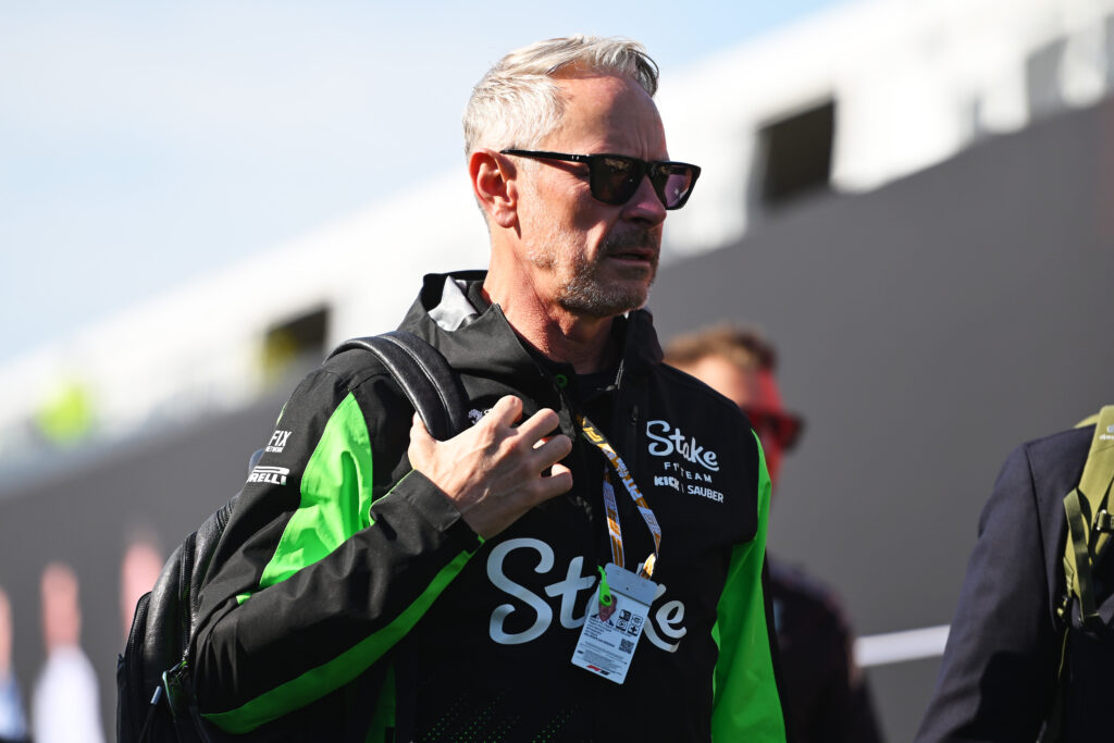 Sauber boss Jonathan Wheatley in the paddock at the 2025 Canadian Grand Prix