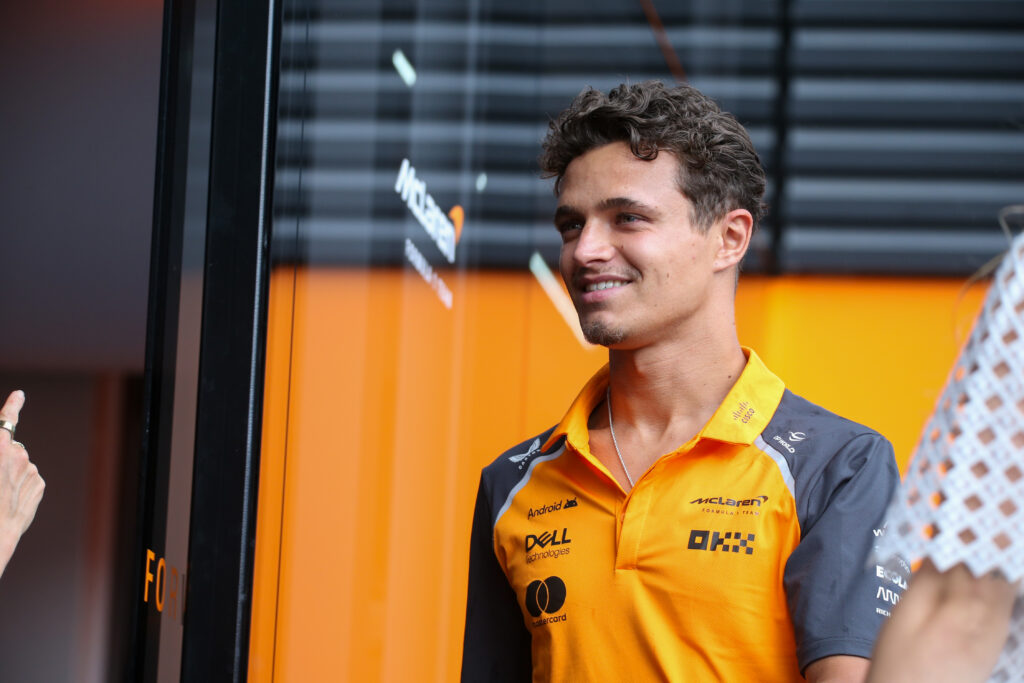 McLaren driver Lando Norris at the 2025 Austrian Grand Prix