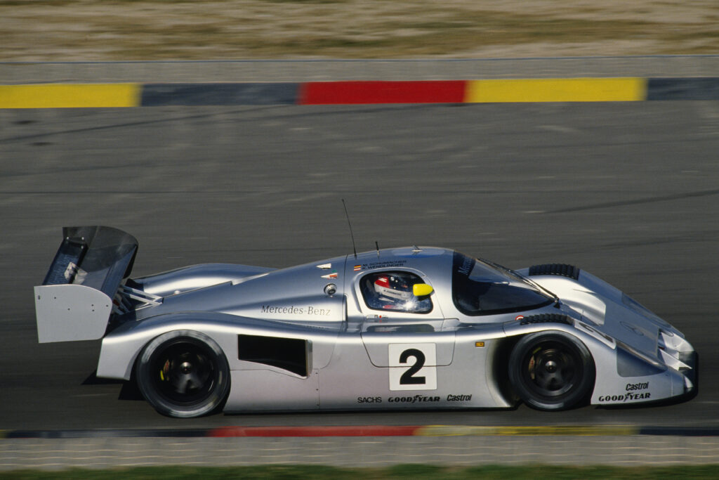 Michael Schumacher in 1991 Le Mans.