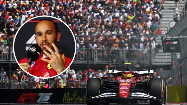 Lewis Hamilton of Ferrari during the 2025 Canadian Grand Prix