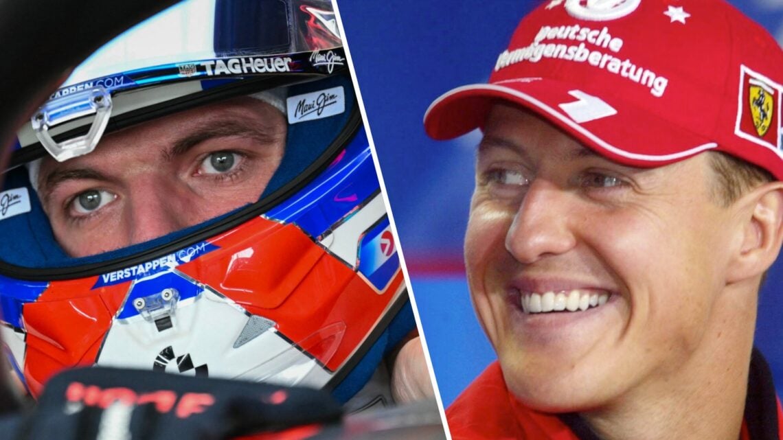 Max Verstappen told he drives the most like Michael Schumacher.
