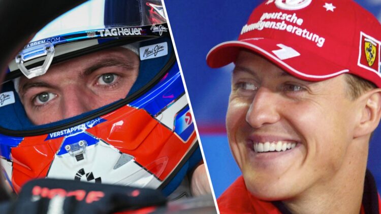 Max Verstappen told he drives the most like Michael Schumacher.