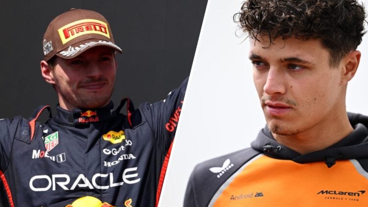 Lando Norris told to drive more like Max Verstappen.