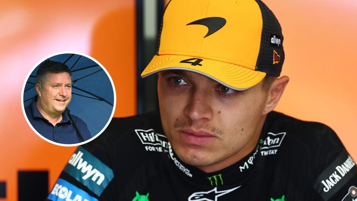 David Croft tells Lando Norris how to beat Oscar Piastri.