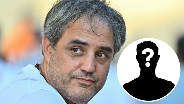 Juan Pablo Montoya at the 2024 Abu Dhabi Grand Prix, inset Mystery driver