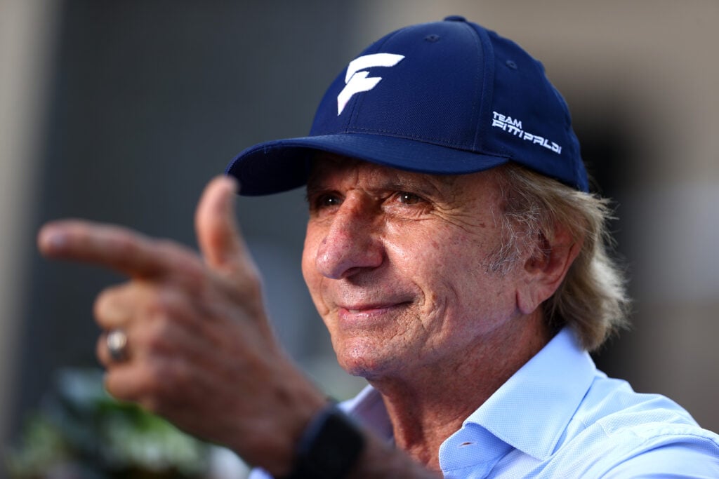 1972 and 1974 world champion Emerson Fittipaldi at the Formula 1 Abu Dhabi Grand Prix