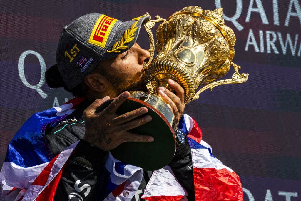 Lewis Hamilton wins the 2024 British Grand Prix.