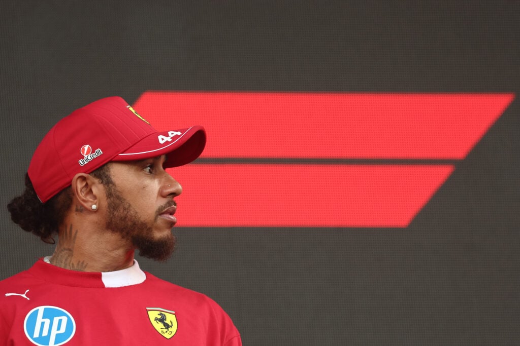 Ferrari driver Lewis Hamilton at the 2025 Formula 1 Saudi Arabian Grand Prix
