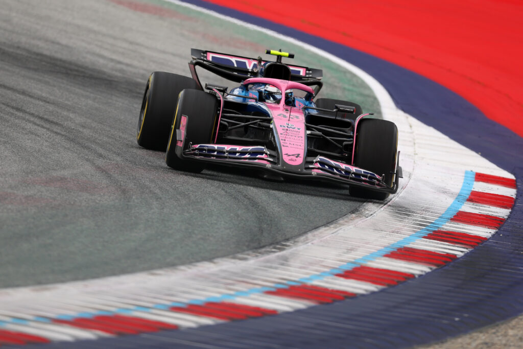 Franco Colapinto during practice at the 2025 Austrian Grand Prix
