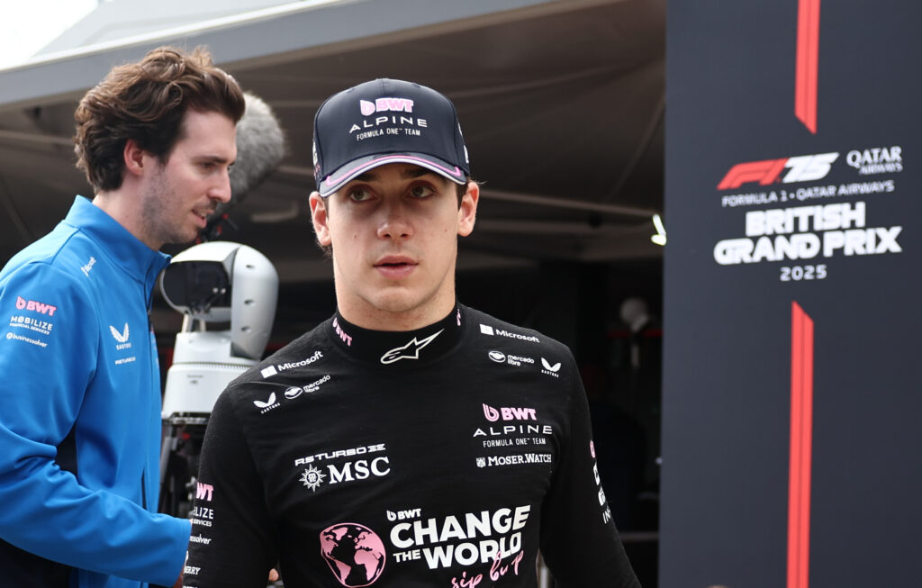 Alpine driver Franco Colapinto at the 2025 Formula 1 British Grand Prix