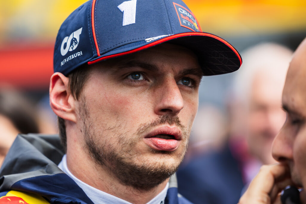Max Verstappen of Red Bull prepares for an F1 race