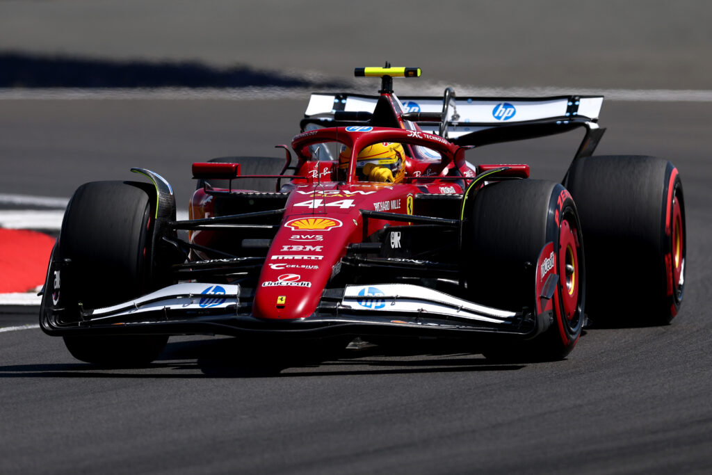 Lewis Hamilton of Ferrari at the 2025 British Grand Prix