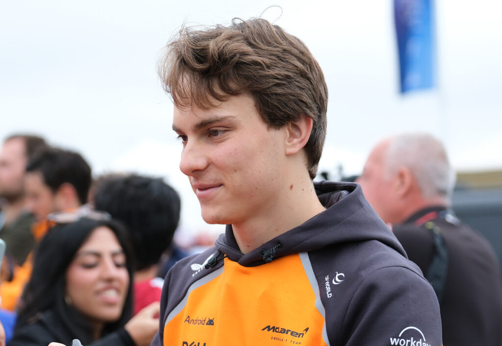McLaren driver Oscar Piastri at the 2025 Formula 1 British Grand Prix