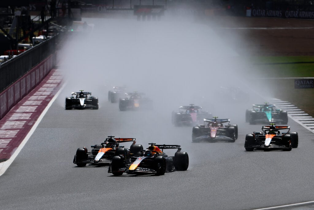The start of the 2025 Formula 1 British Grand Prix