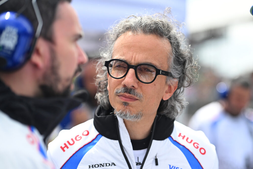Racing Bulls team principal Laurent Mekies at the 2025 Formula 1 British Grand Prix