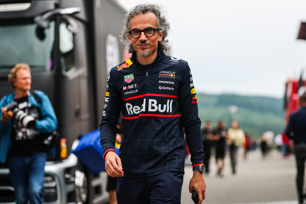 Laurent Mekies makes debut with Red Bull at Belgian GP.