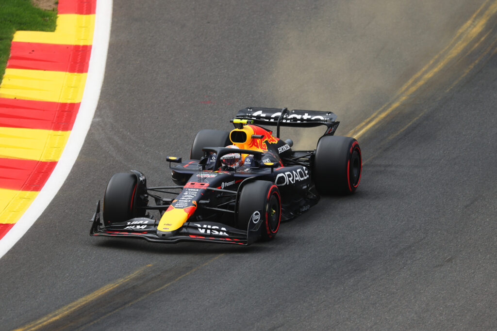 Yuki Tsunoda of Red Bull Racing at the 2025 Belgian Grand Prix