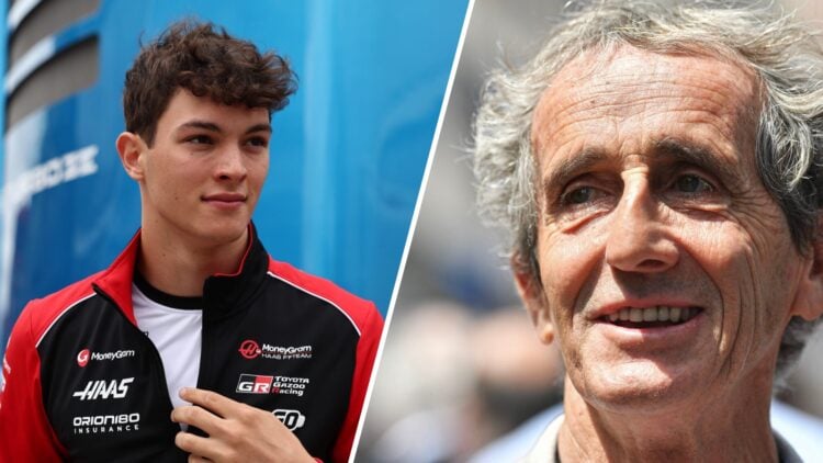 F1 fans love what Oliver Bearman said to Alain Prost at Goodwood.
