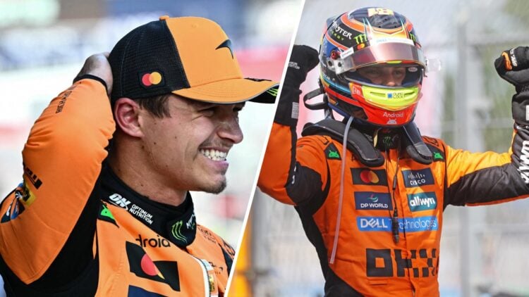 Lando Norris thinks Oscar Piastri is at a higher level than him.