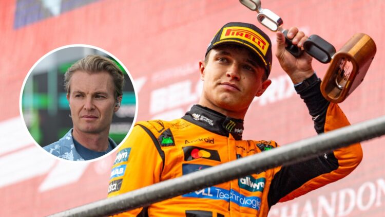 Nico Rosberg makes Lewis Hamilton comparison to Lando Norris.