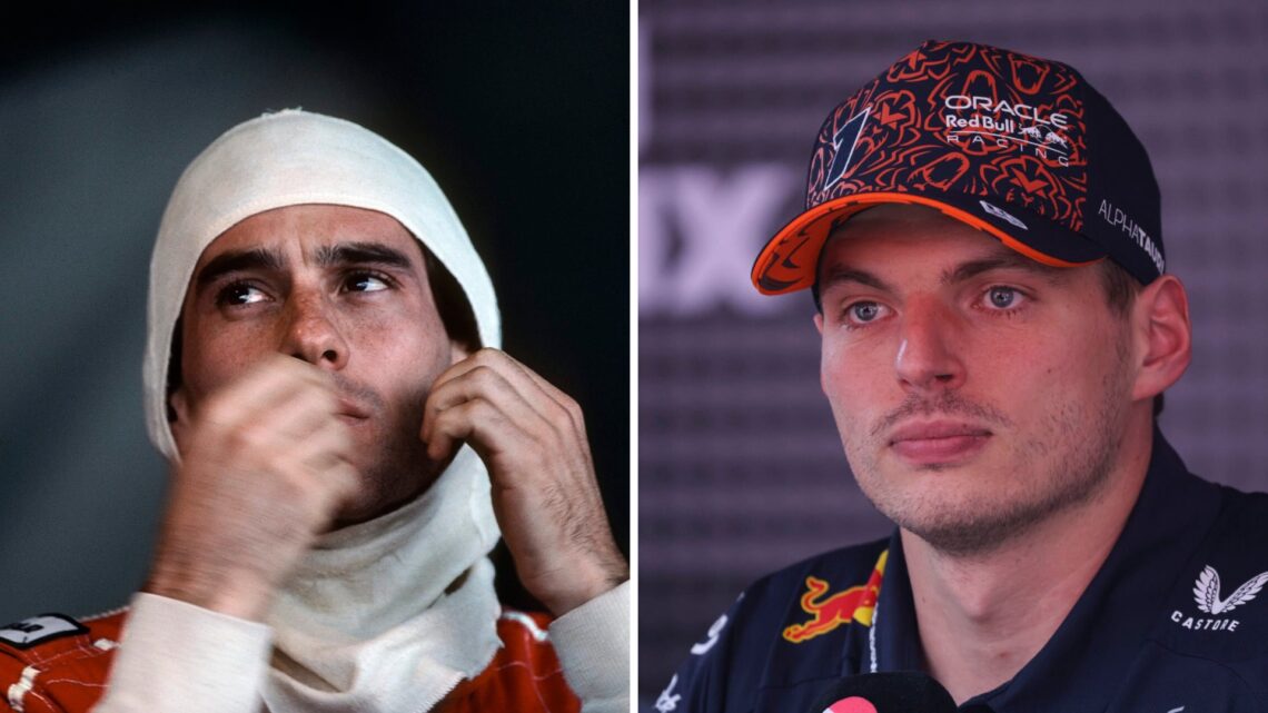 Ayrton Senna at the Japanese Grand Prix, Red Bull Racing driver Max Verstappen at the Belgian Grand Prix