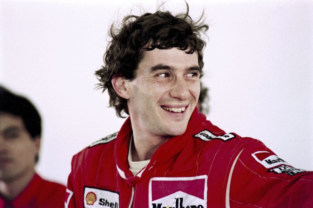 Ayrton Senna during the 1989 Formula 1 season