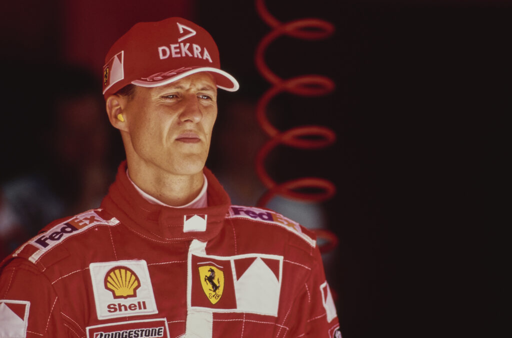 Ferrari driver Michael Schumacher at the 1999 French Grand Prix
