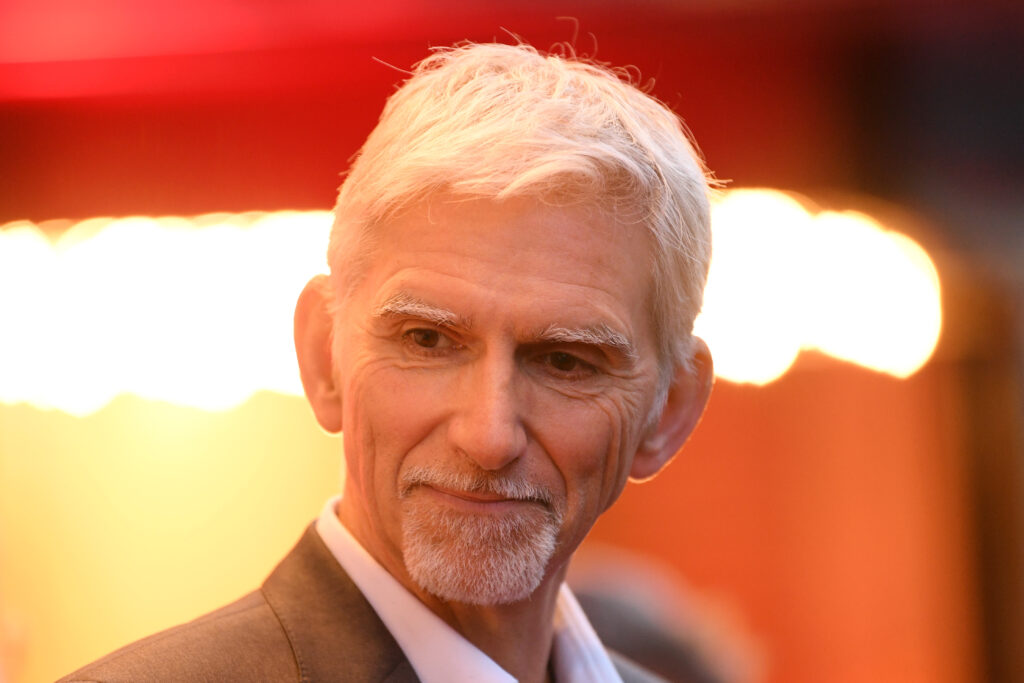 Damon Hill attends the "Hill" premiere at Glasgow Film Festival