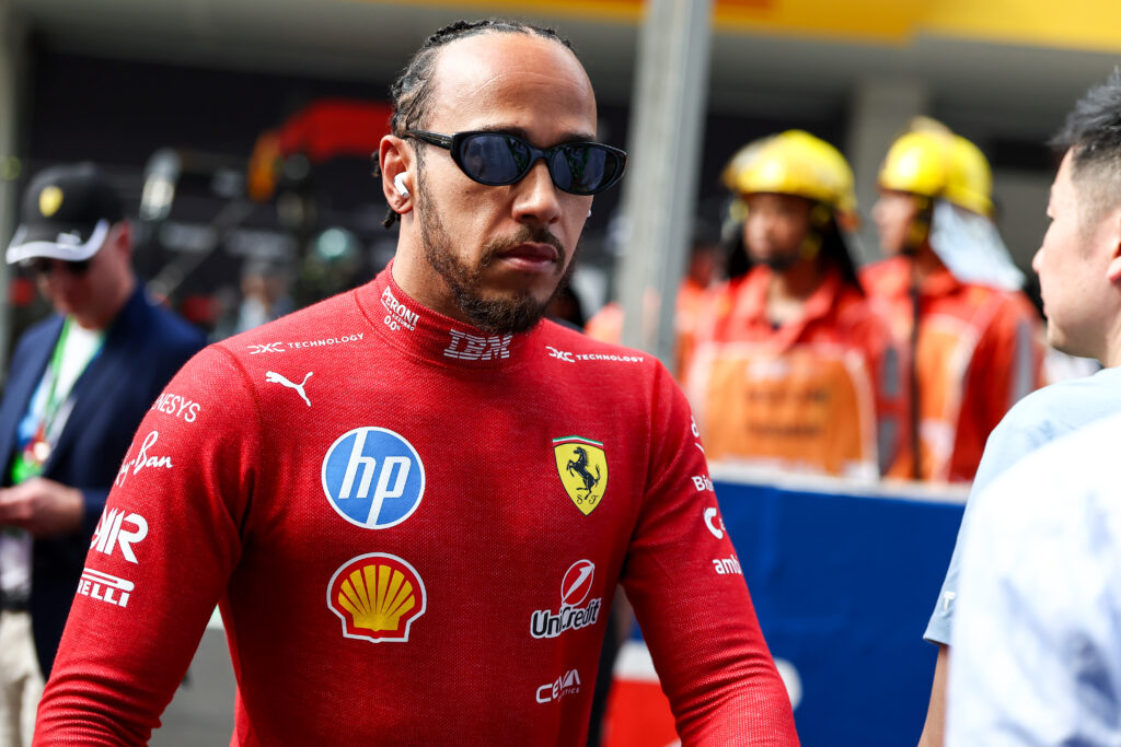 Ferrari driver Lewis Hamilton at the 2025 Formula 1 Chinese Grand Prix