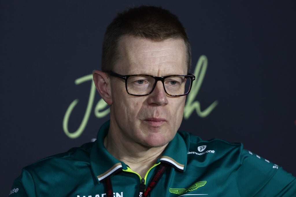 Aston Martin CEO and team principal in a press conference at the 2025 F1 Saudi Arabian Grand Prix