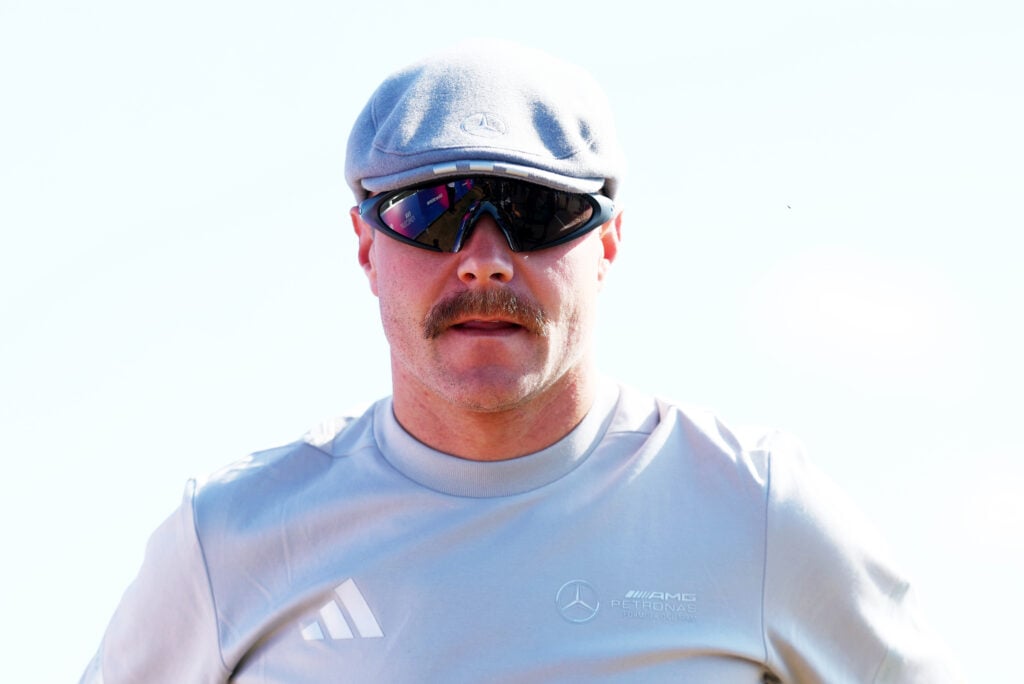 Mercedes reserve driver Valtteri Bottas at the 2025 British Grand Prix