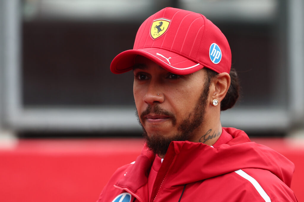 Ferrari driver Lewis Hamilton at the 2025 Belgian Grand Prix